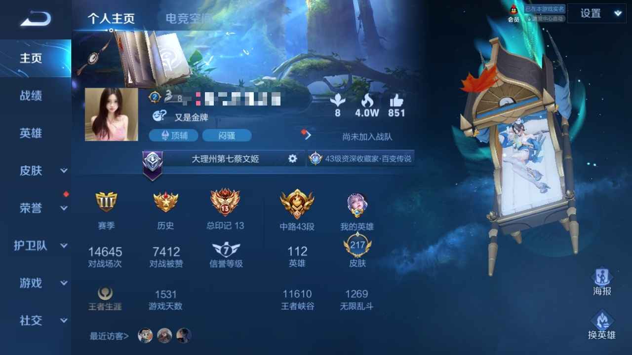 王者荣耀【112英雄韩信,橘右京,嬴政,娜可露露,艾琳,不知火舞,夏洛特皮肤】省标金蝉安琪拉甄姬蔡文姬孙膑