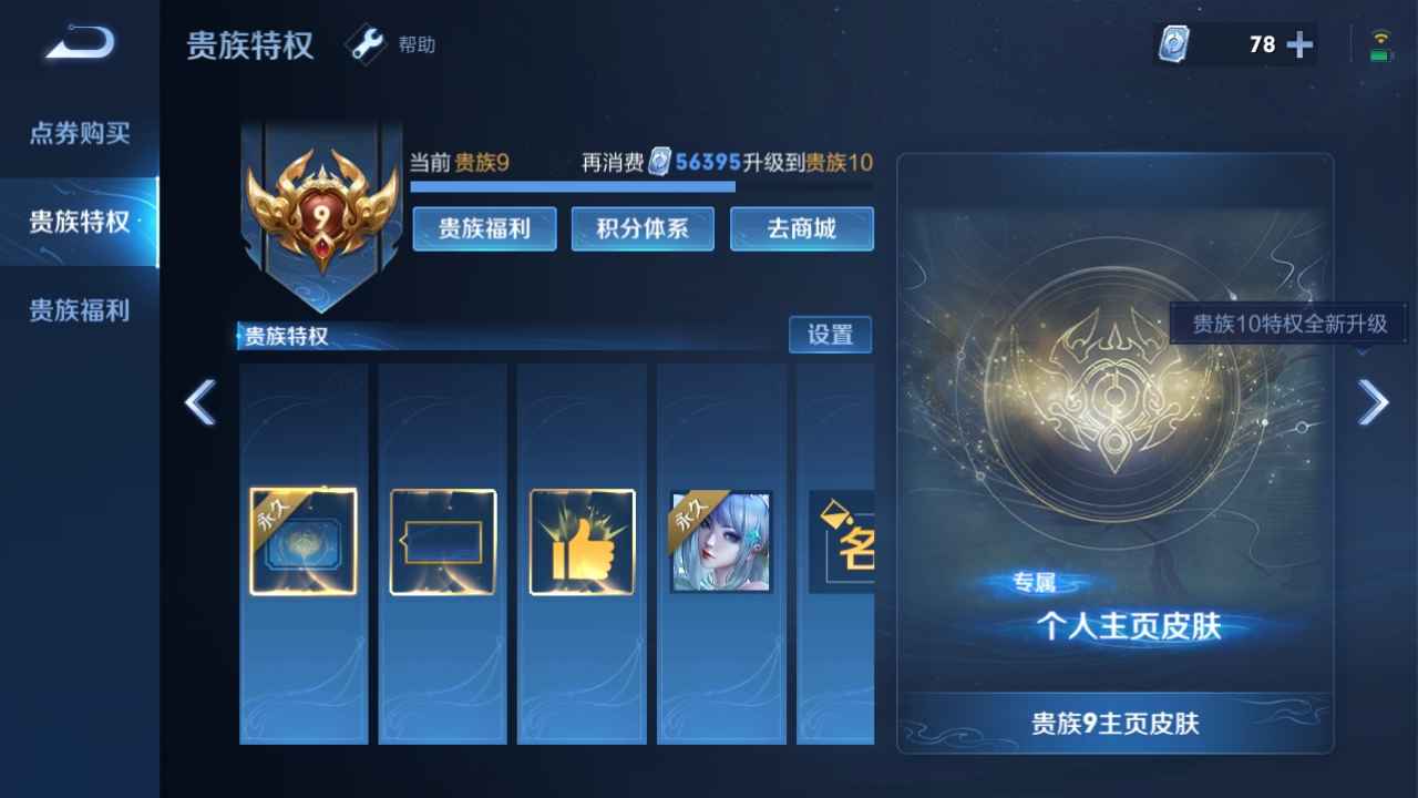 王者荣耀【114英雄297皮肤】5水晶V9一手号